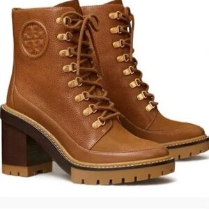 Tory Burch Miller 90mm Lug Sole Booties